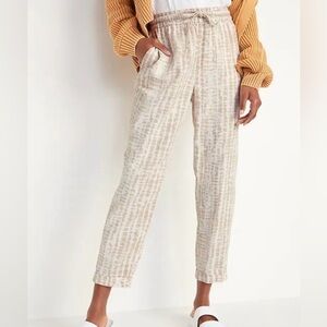 Beige Tie-Dye Women’s  Pants